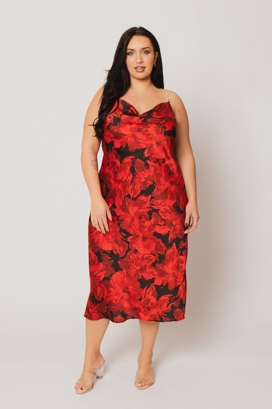 Winslow Dresses Plus Size Saffron Petal Dress - Red