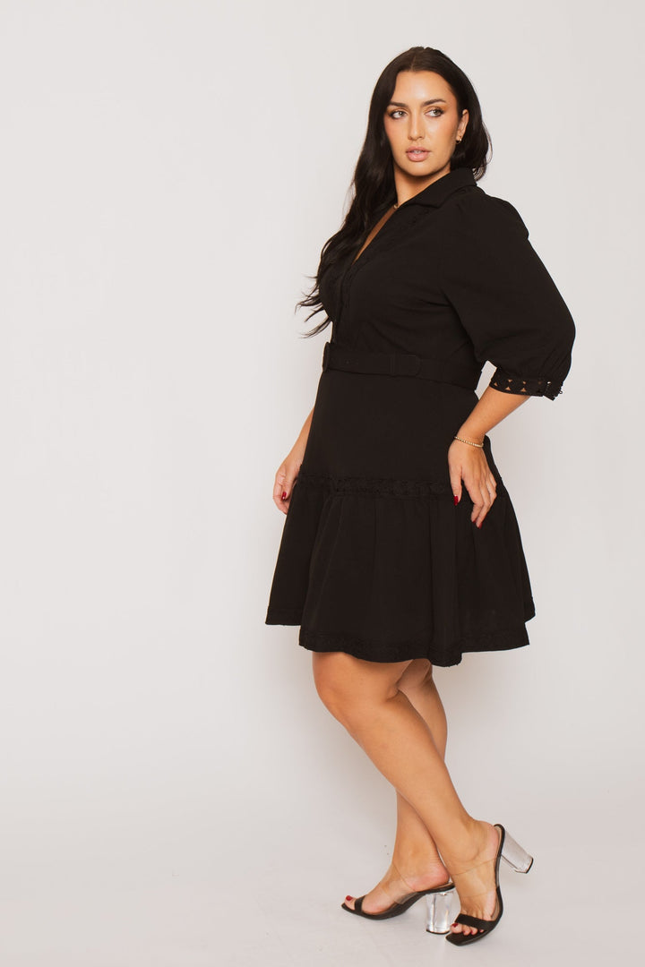 Fashion Space Dresses Plus Size Scarlet Belle Dress - Black