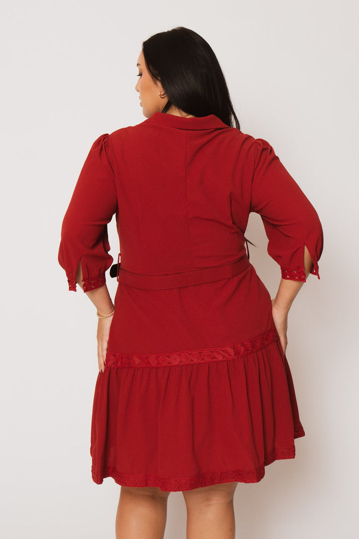 Fashion Space Dresses Plus Size Scarlet Belle Dress - Red