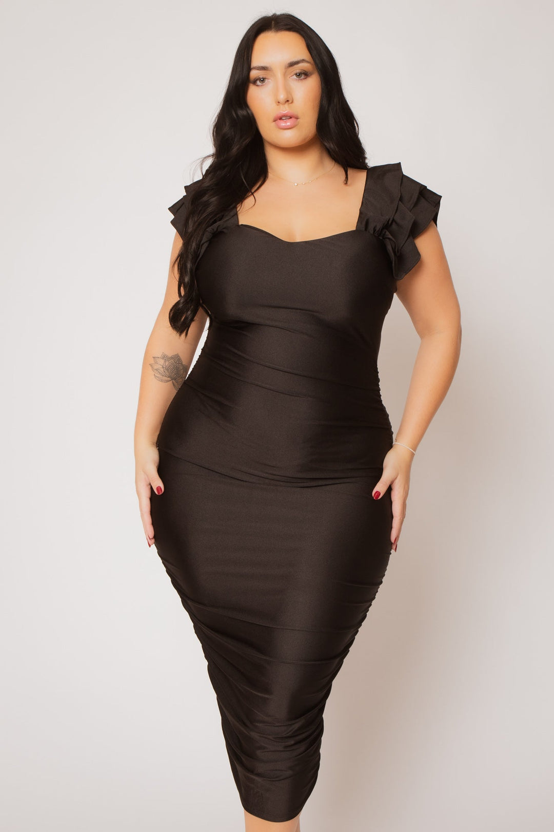 Gibiu Dresses Plus Size Seraphina Dress - Black