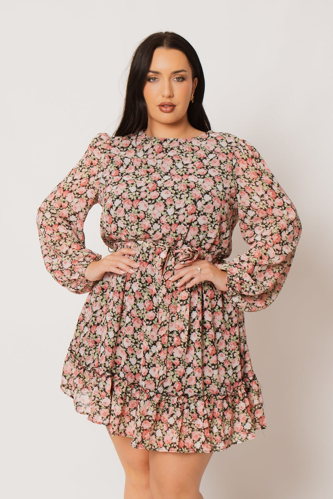 Talent Dresses Plus Size Seraphina Garden Dress - Black