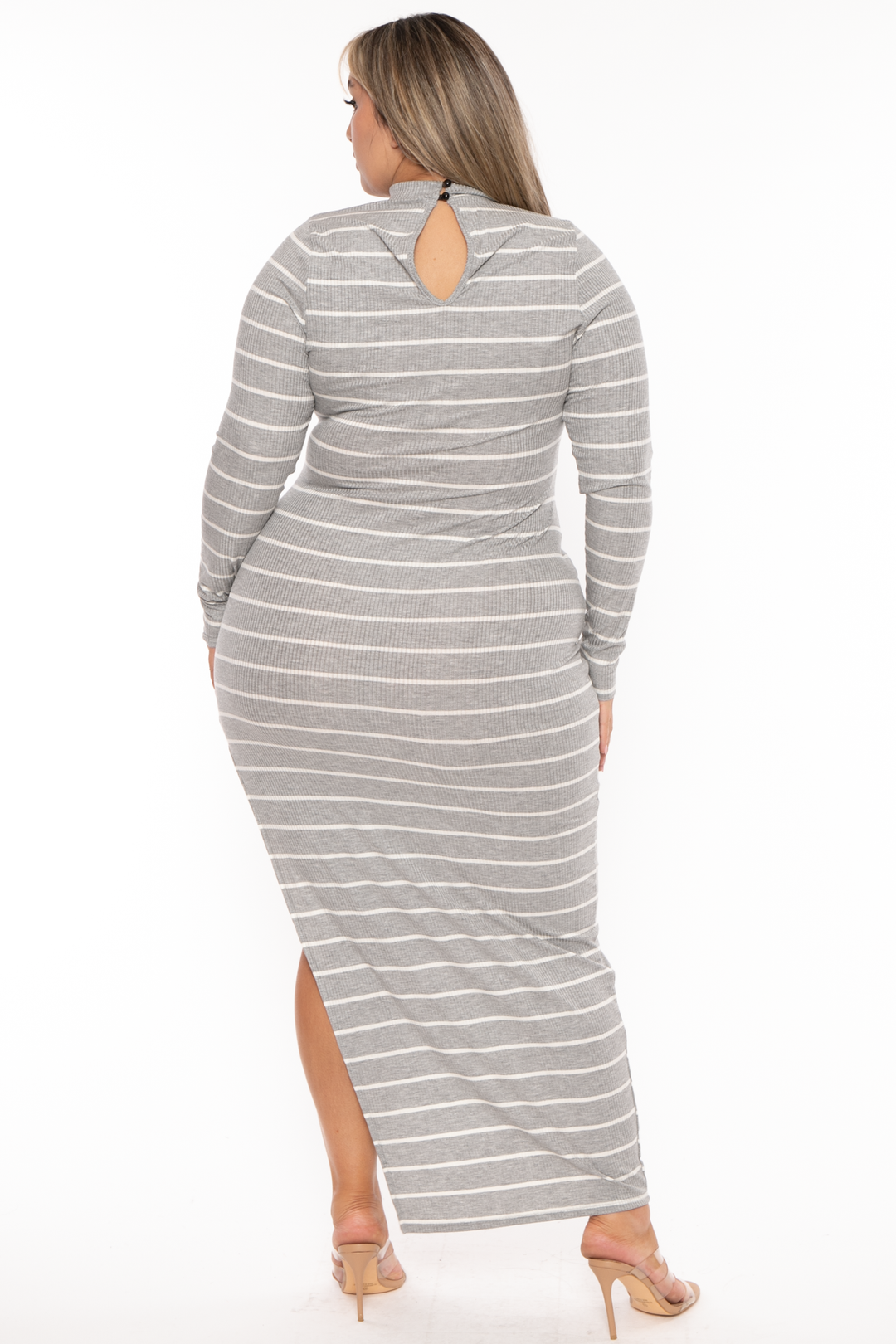 Grey plus 2025 size dress