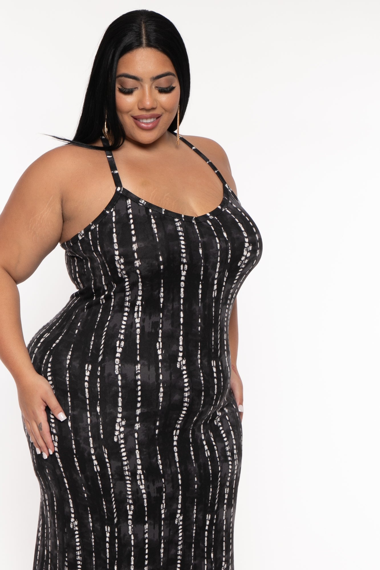 Plus fashion size black tie dresses