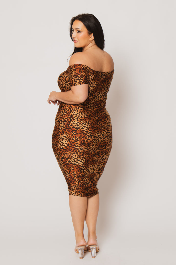 Plus Size Zaya Off Shoulder Dress