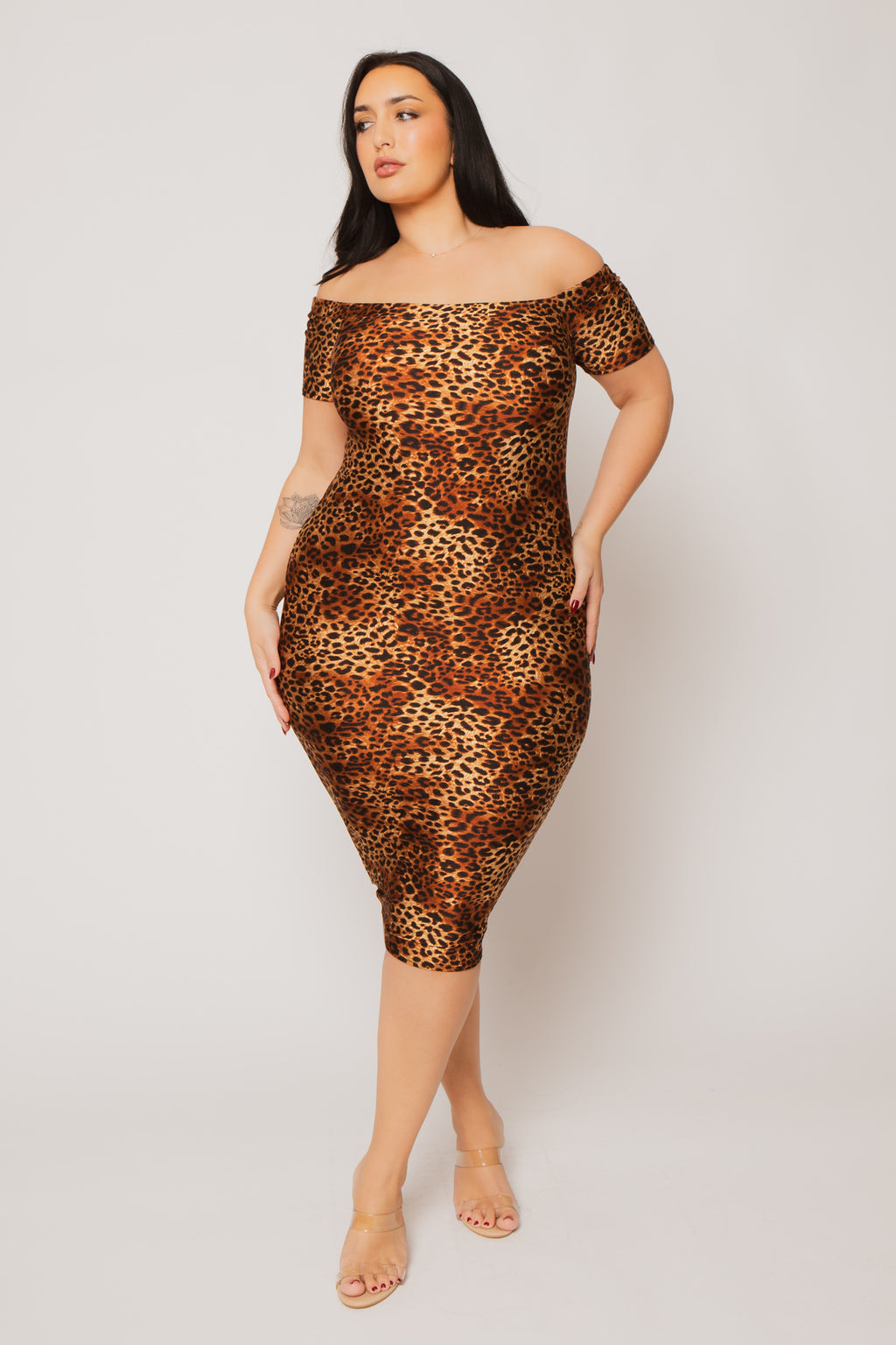 Plus Size Zaya Off Shoulder Dress