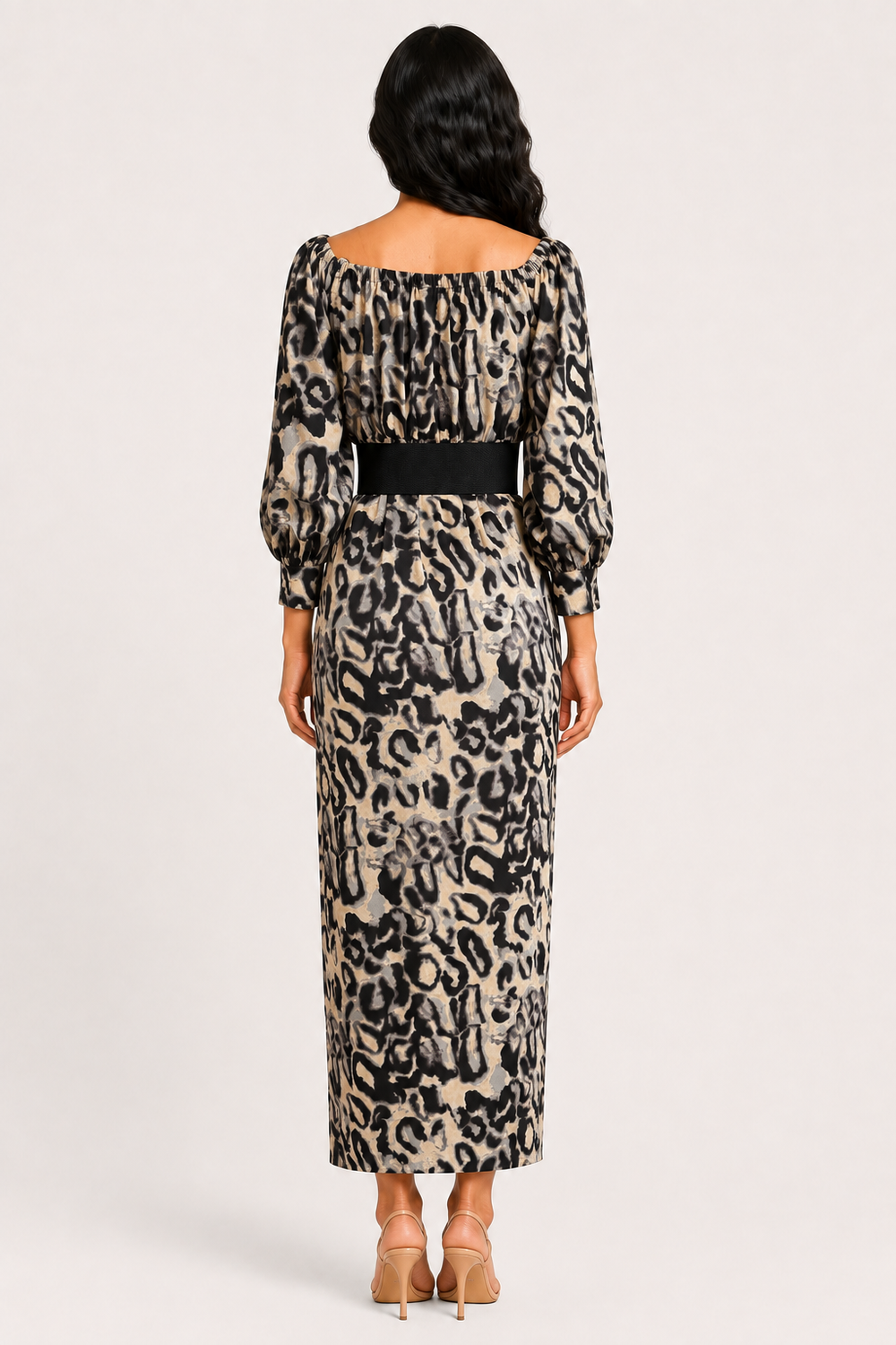 zah Dresses Savanna Luxe Maxi Dress - Gray