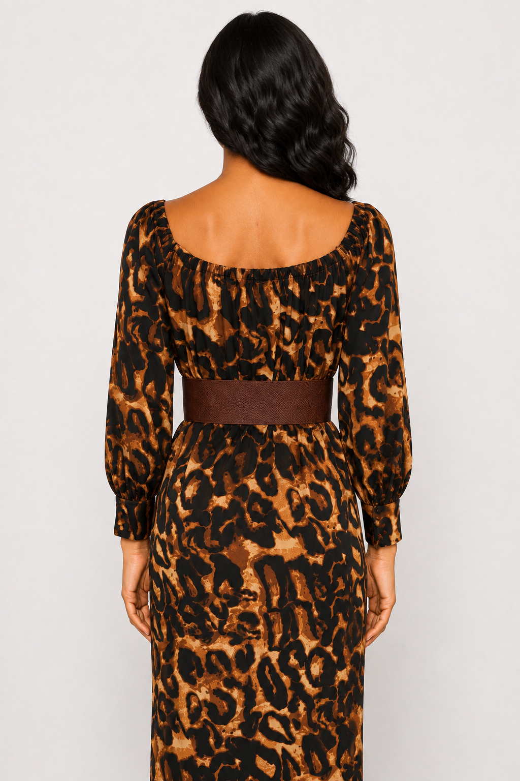 zah Dresses Savanna Luxe Maxi Dress - Mocha