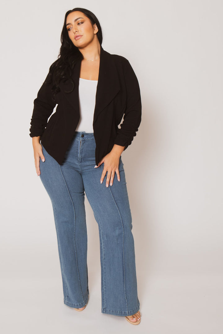 CULTURE CODE Jackets And Outerwear Plus Size Harper Jacket - Black