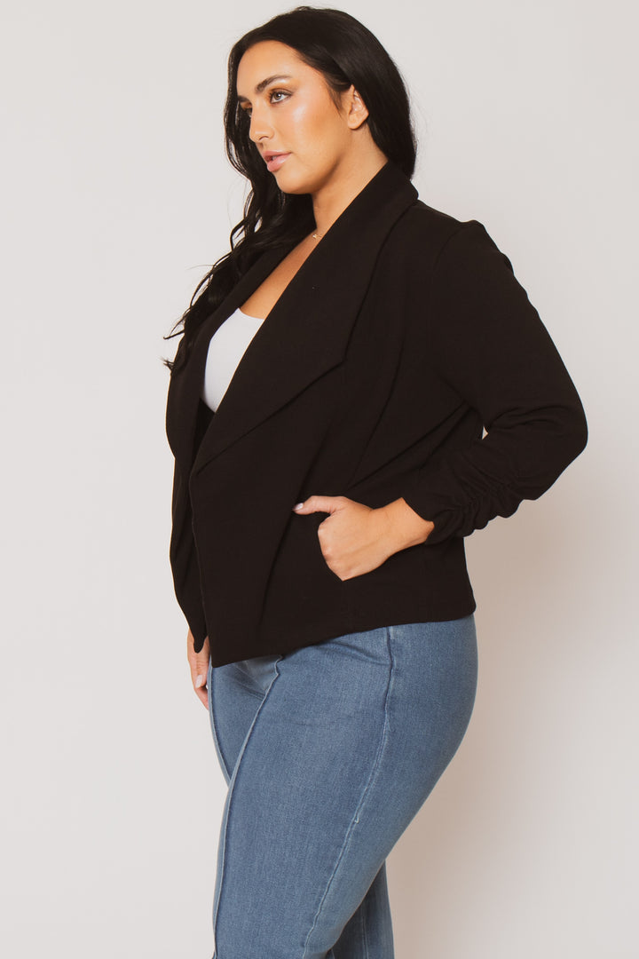 CULTURE CODE Jackets And Outerwear Plus Size Harper Jacket - Black