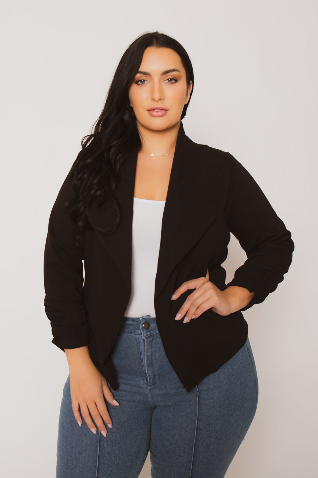 CULTURE CODE Jackets And Outerwear Plus Size Harper Jacket - Black