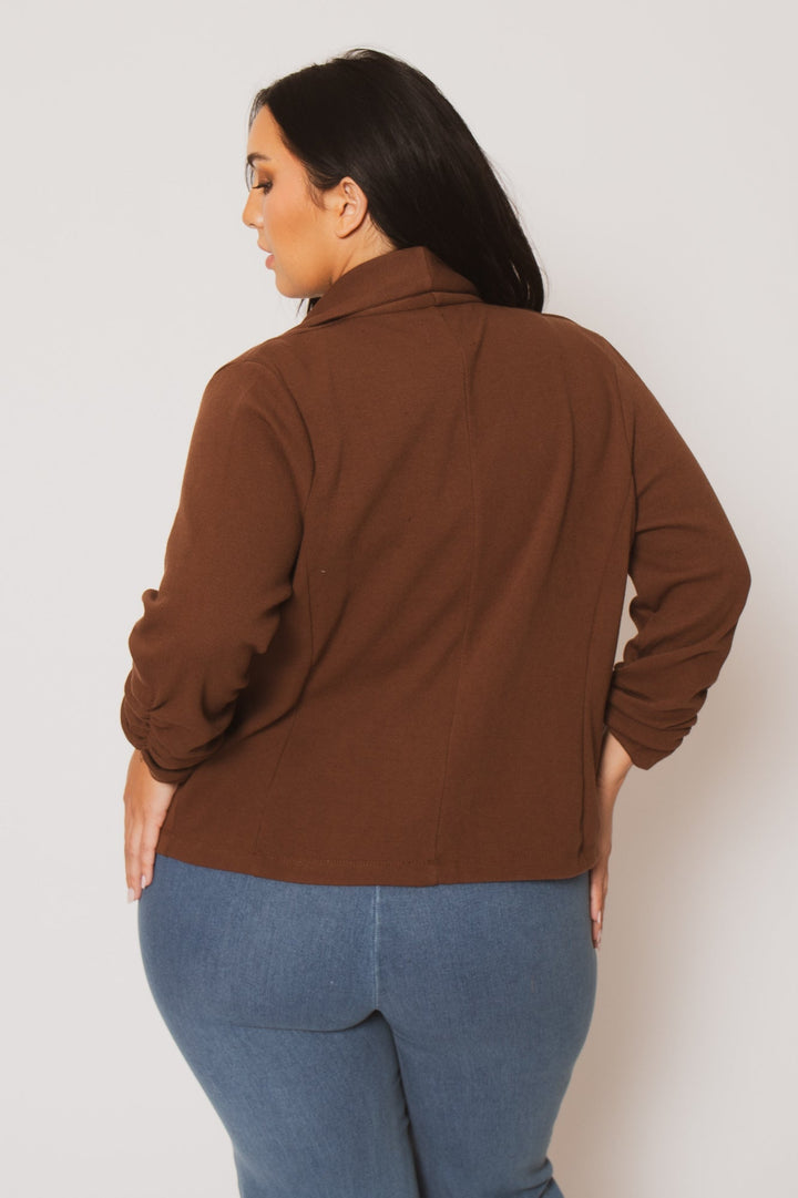 CULTURE CODE Jackets And Outerwear Plus Size Harper Jacket - Brown