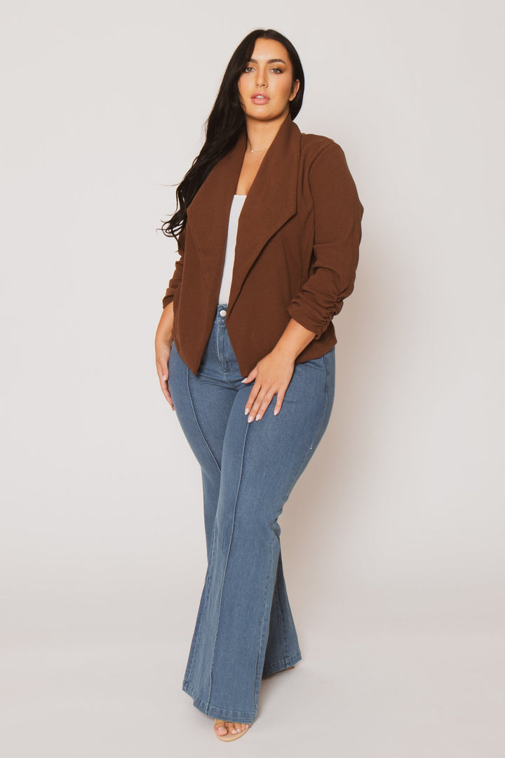 CULTURE CODE Jackets And Outerwear Plus Size Harper Jacket - Brown