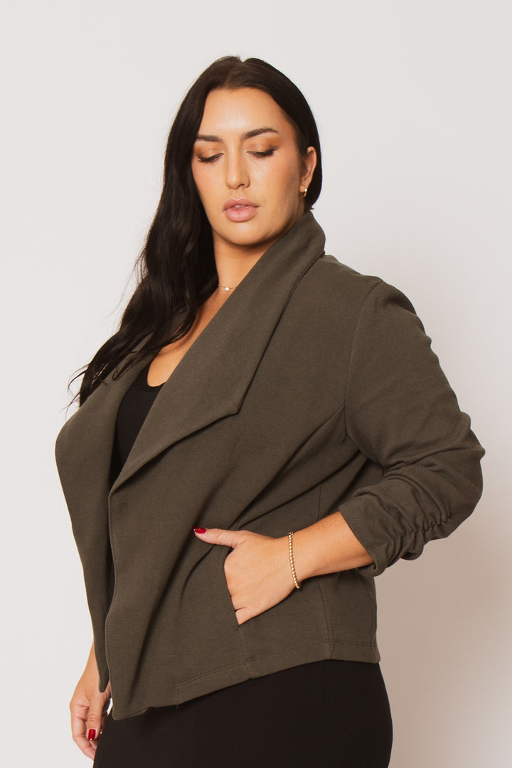 CULTURE CODE Jackets And Outerwear Plus Size Harper Jacket - Olive
