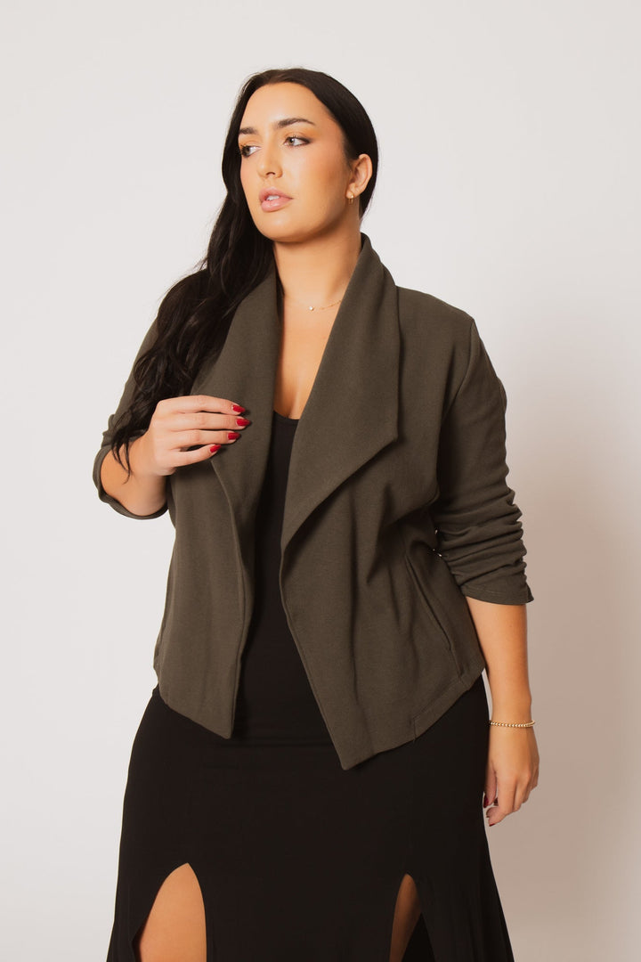 CULTURE CODE Jackets And Outerwear Plus Size Harper Jacket - Olive