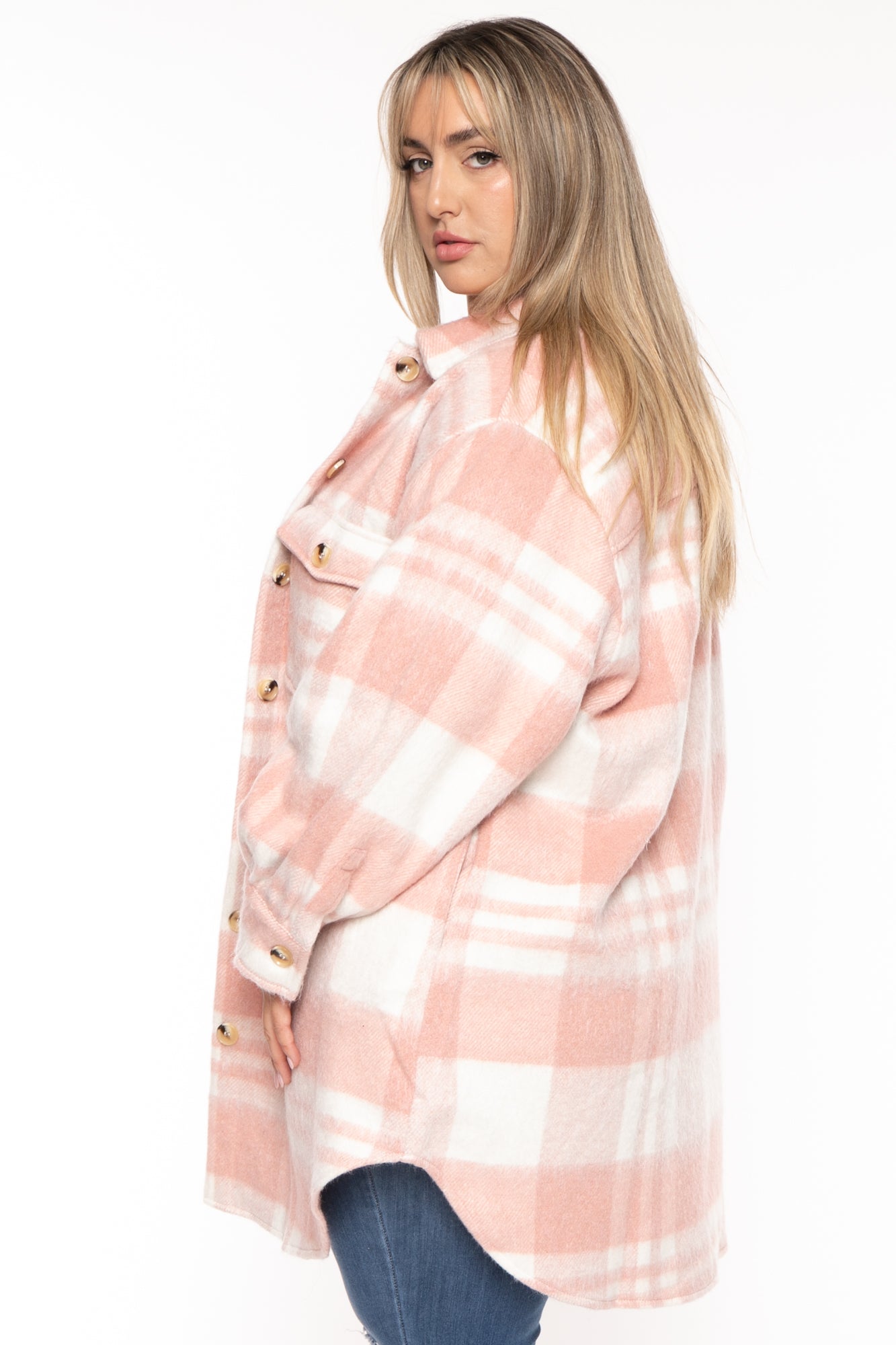 Blush hot sale long jacket