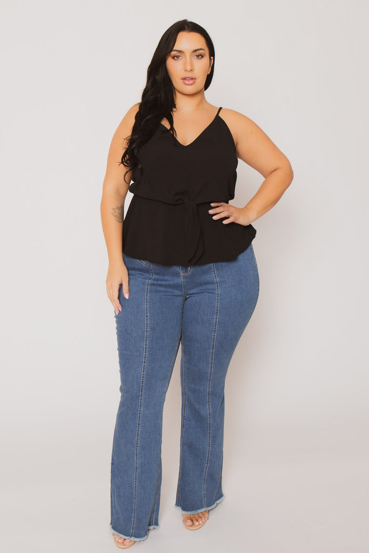 YMI Jeans Plus Size Camila Flare Jeans - Medium Wash