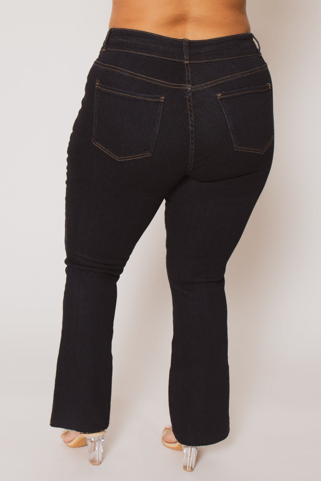 YMI Jeans Plus Size Camille Bootcut Jeans -  Dark Wash