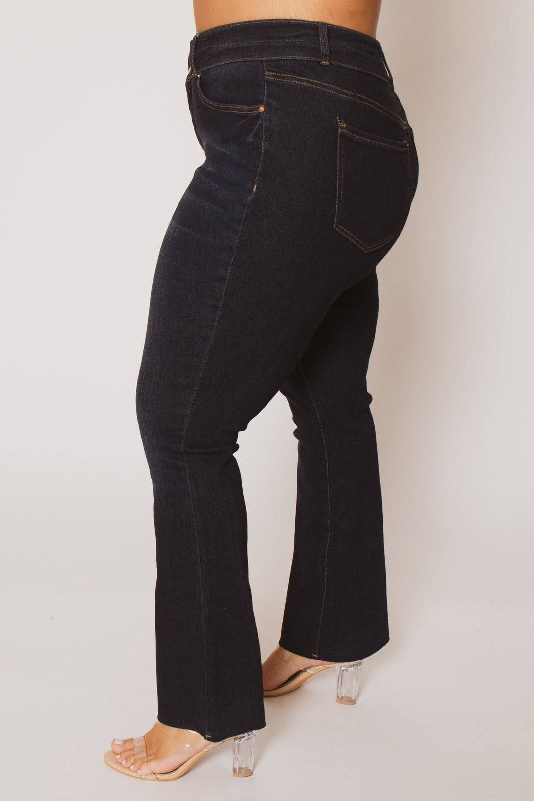 YMI Jeans Plus Size Camille Bootcut Jeans -  Dark Wash