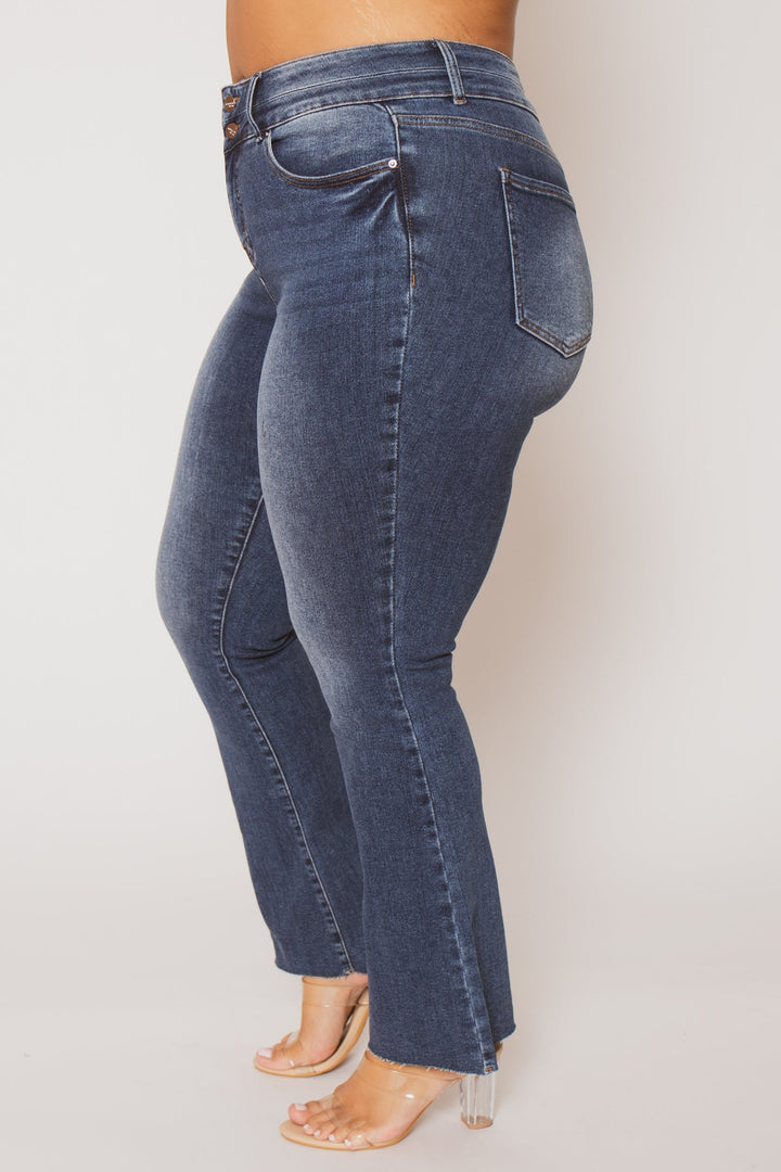 YMI Jeans Plus Size Camille Bootcut Jeans -  Medium Wash