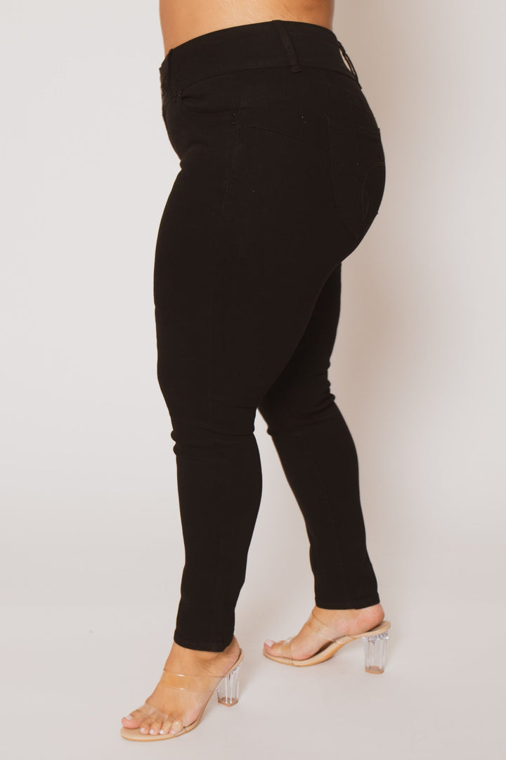 YMI Jeans Plus Size Classic Curve Pants - Black