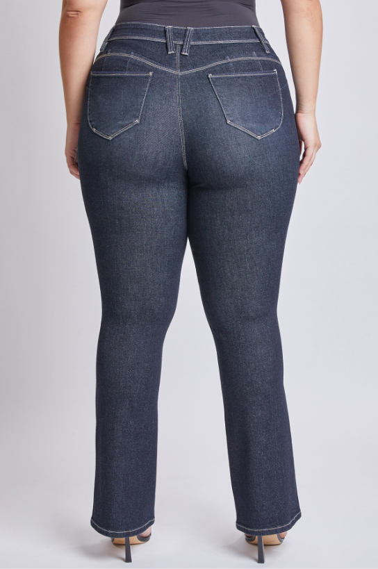Indigo Extra Wide Low Rise Jeans