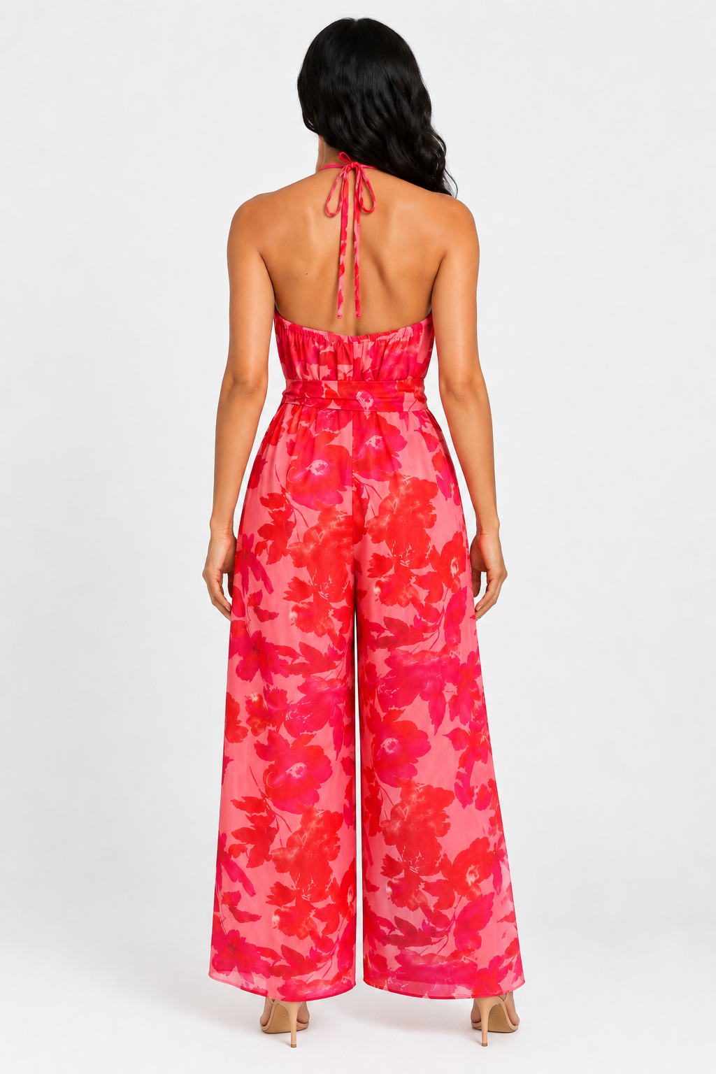 zah Jumpsuits and Rompers Coral Bloom Jumpsuit - Pink