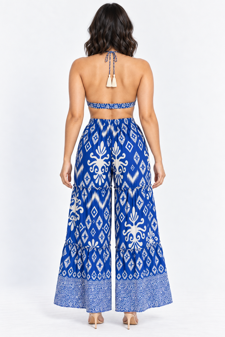 zah Jumpsuits and Rompers Naya Crochet Jumpsuit - Royal