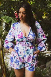13 Factory Jumpsuits and Rompers Plus Size Belvidera Botanical Floral Romper - Multi