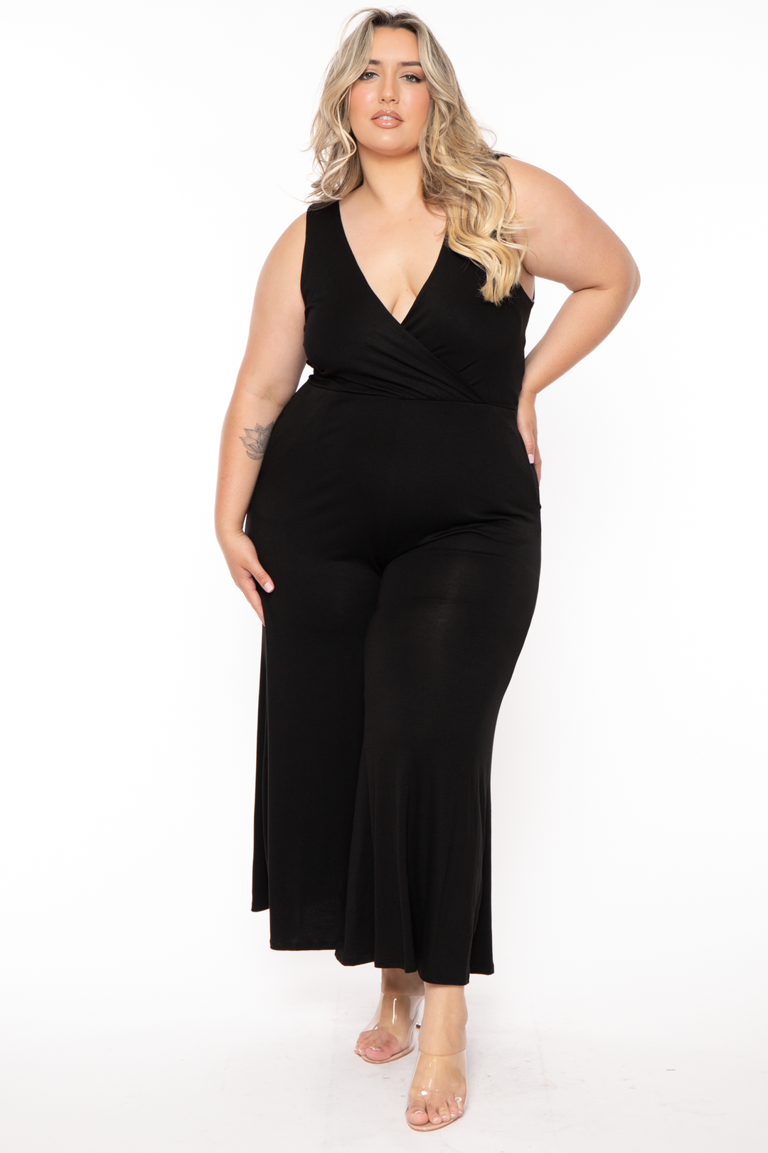 Big online leg jumpsuits