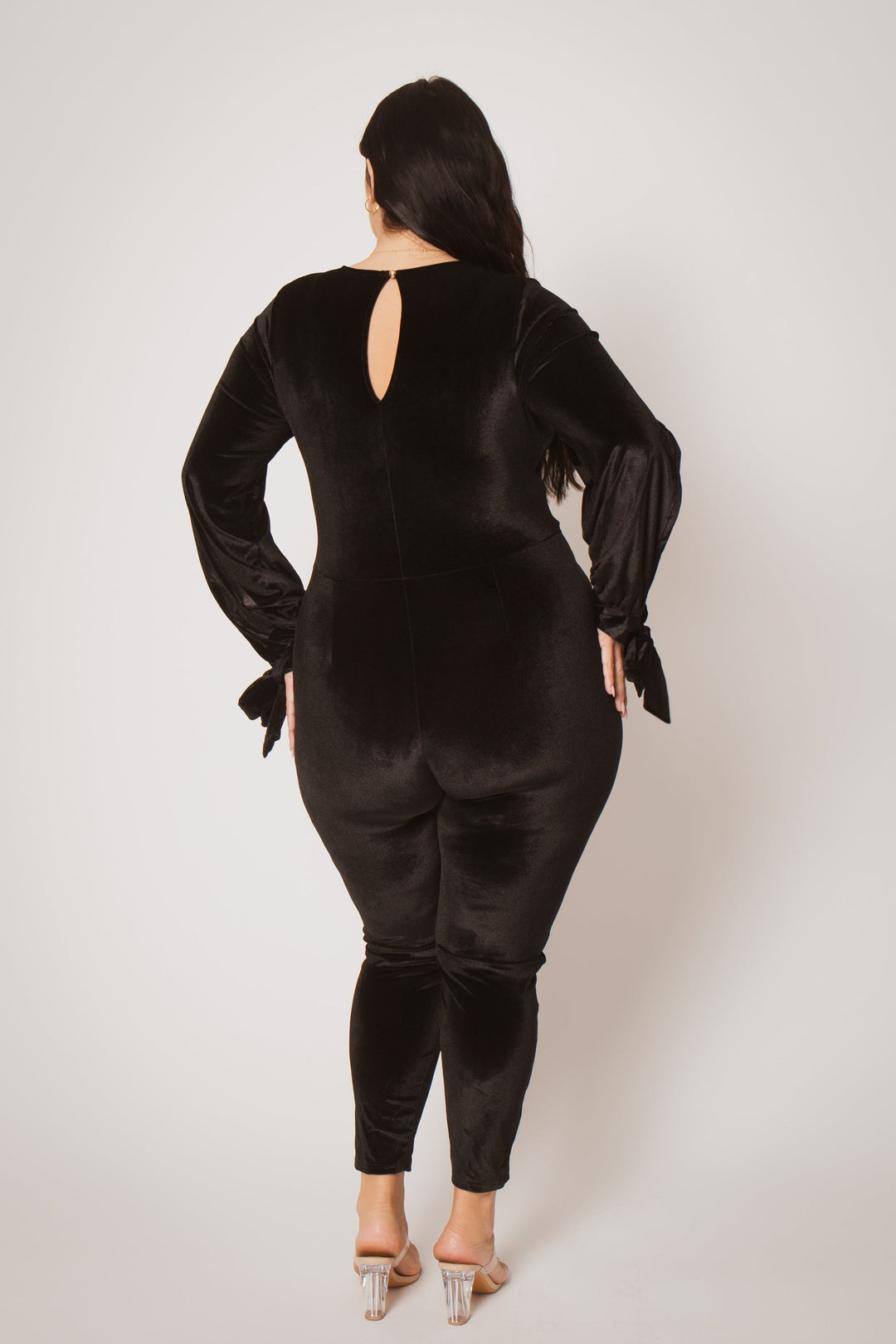 Gibiu Jumpsuits and Rompers Plus Size Lacie Luxe Jumpsuit - Black