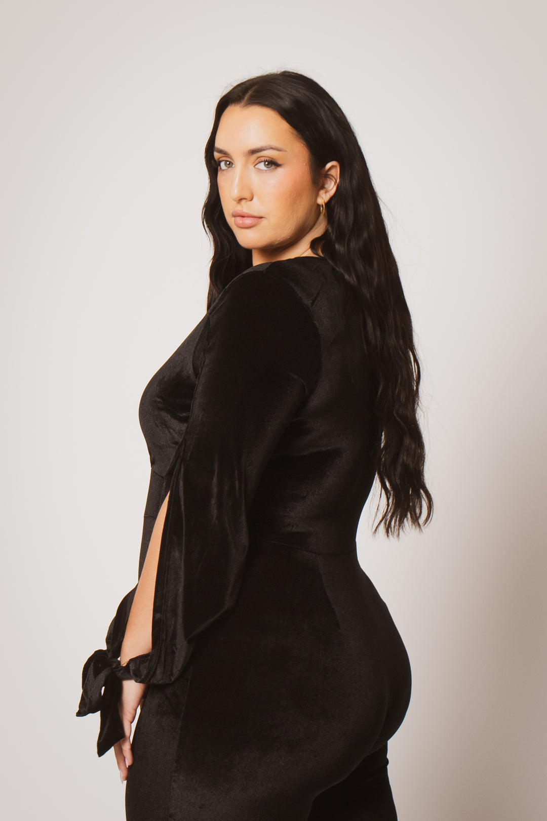 Gibiu Jumpsuits and Rompers Plus Size Lacie Luxe Jumpsuit - Black