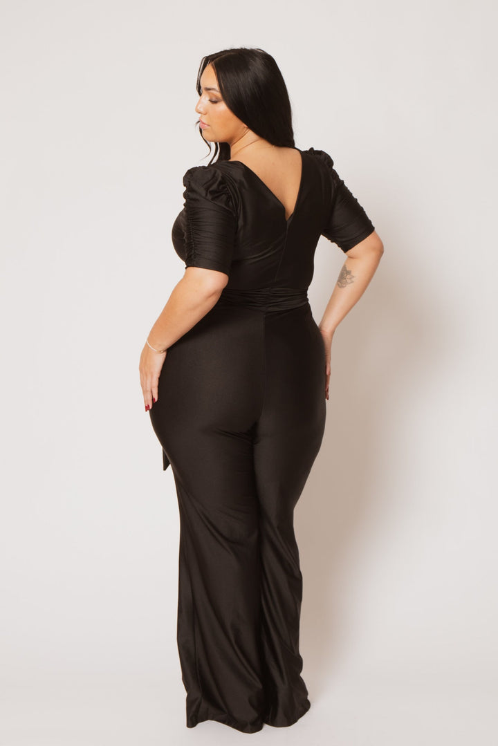 Gibiu Jumpsuits and Rompers Plus Size Marissa Jumpsuit - Black
