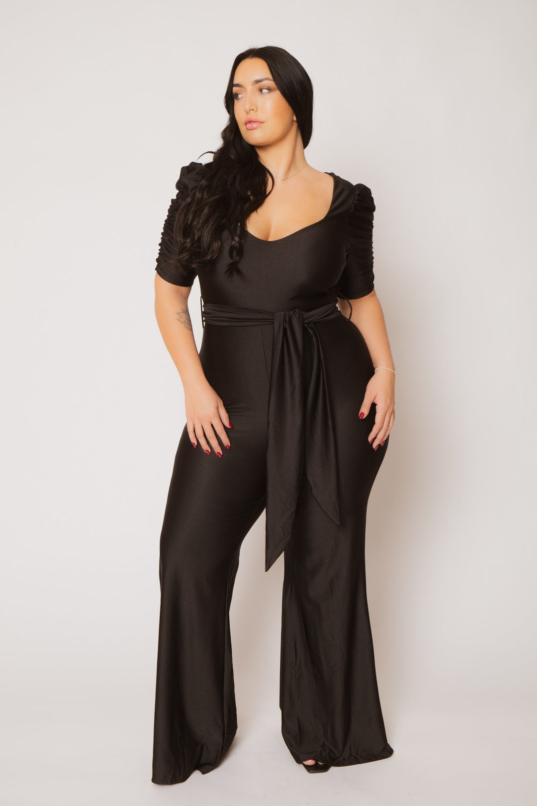 Gibiu Jumpsuits and Rompers Plus Size Marissa Jumpsuit - Black