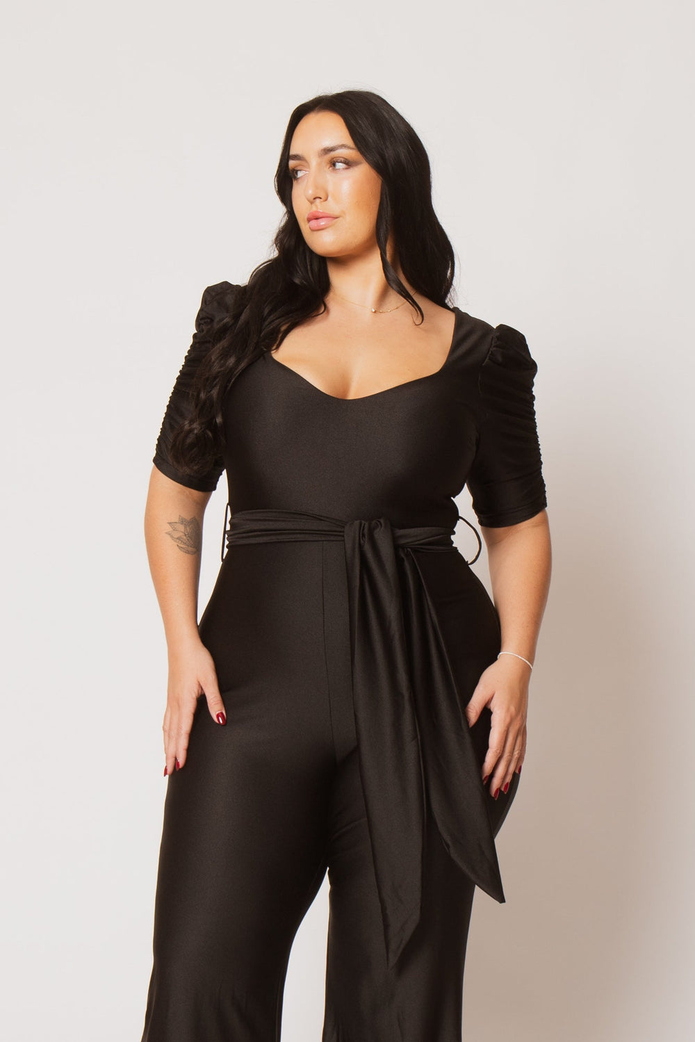 Gibiu Jumpsuits and Rompers Plus Size Marissa Jumpsuit - Black