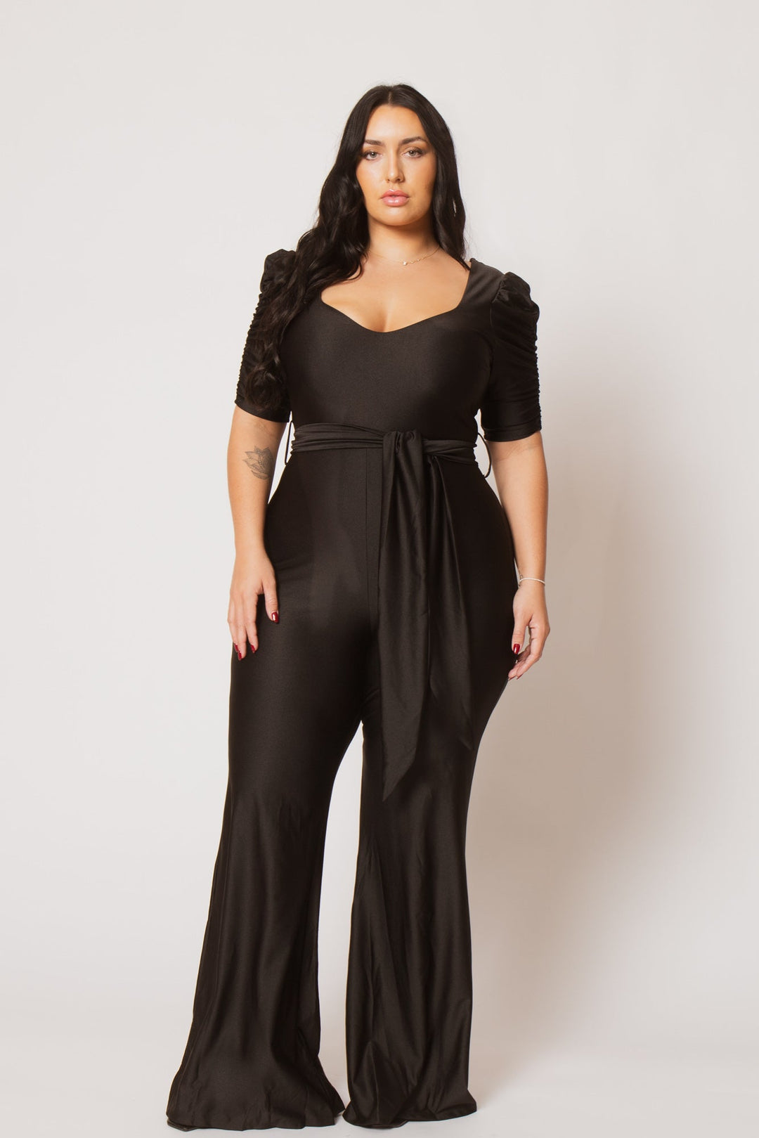 Gibiu Jumpsuits and Rompers Plus Size Marissa Jumpsuit - Black