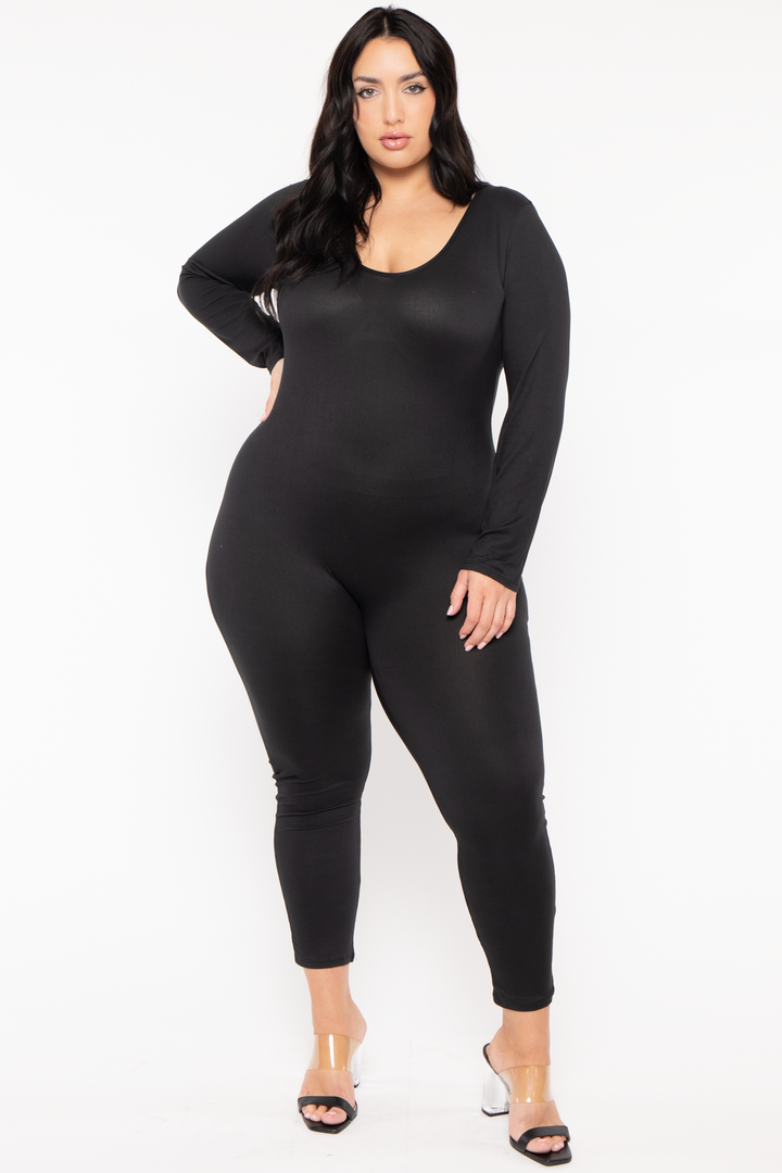 Capella Jumpsuits and Rompers Plus Size  Regine   Jumpsuit   Black