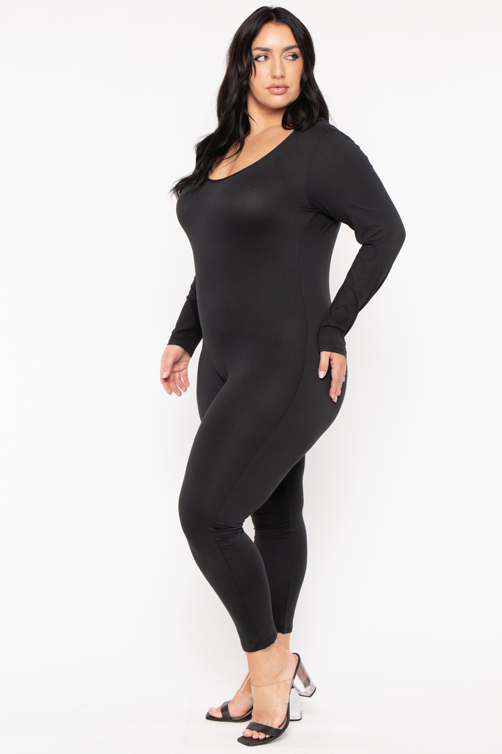 Capella Jumpsuits and Rompers Plus Size  Regine   Jumpsuit   Black