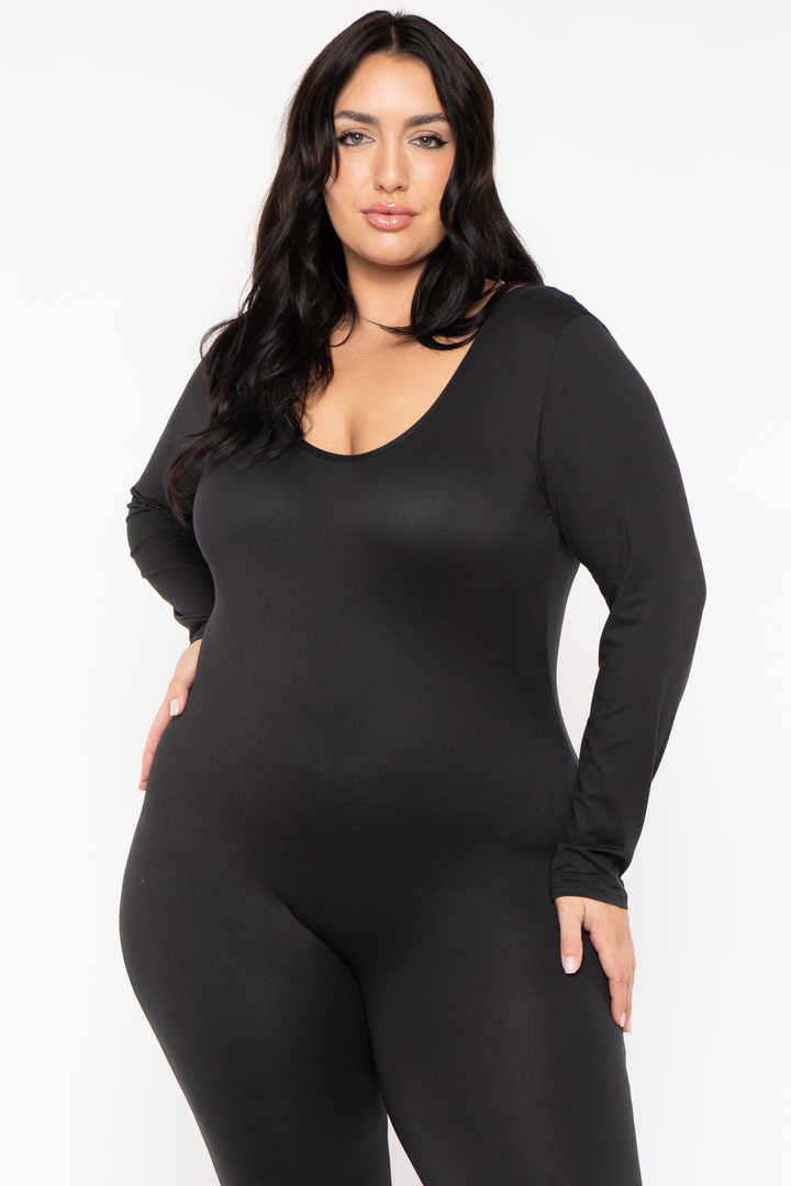 Capella Jumpsuits and Rompers Plus Size  Regine   Jumpsuit   Black