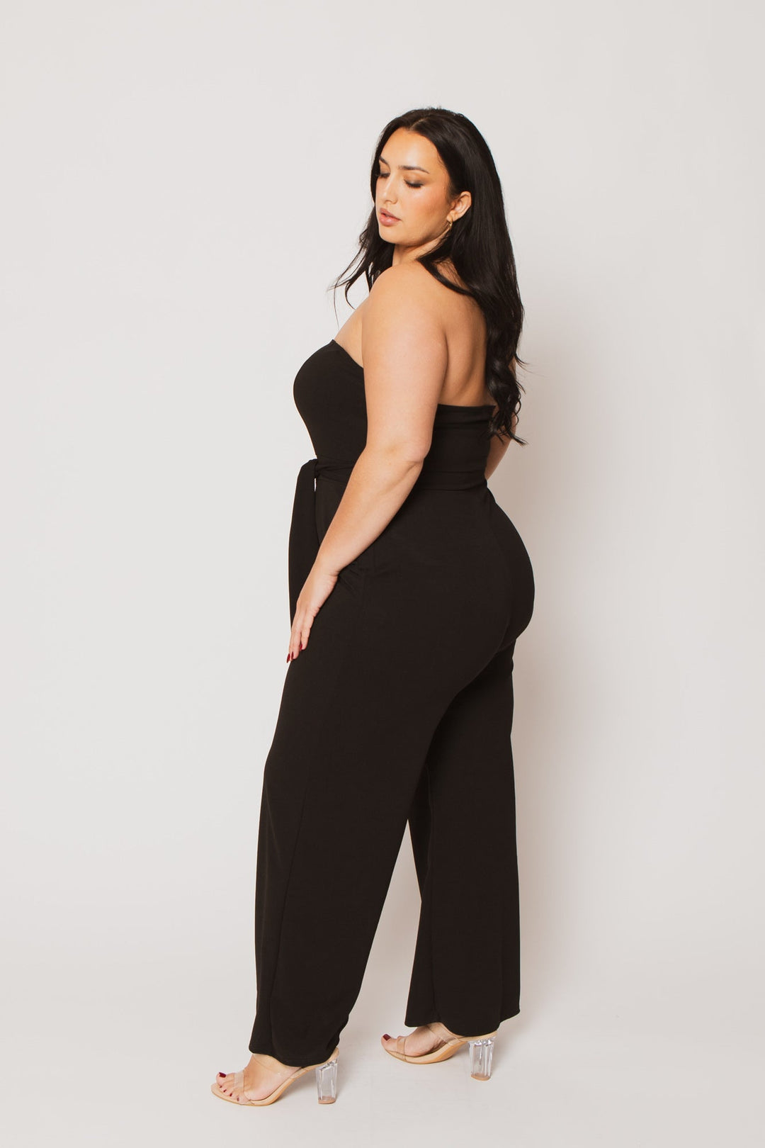 Curvy Sense Inc. Jumpsuits and Rompers Plus Size Viviana Classic Jumpsuit - Black