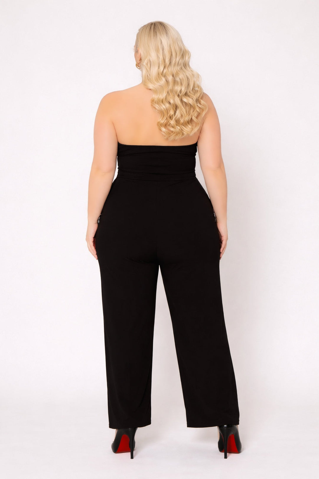 Curvy Sense Inc. Jumpsuits and Rompers Plus Size Viviana Classic Jumpsuit - Black
