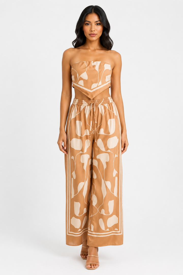 zah Matching Sets Desert Mirage 2PC Set - Mocha