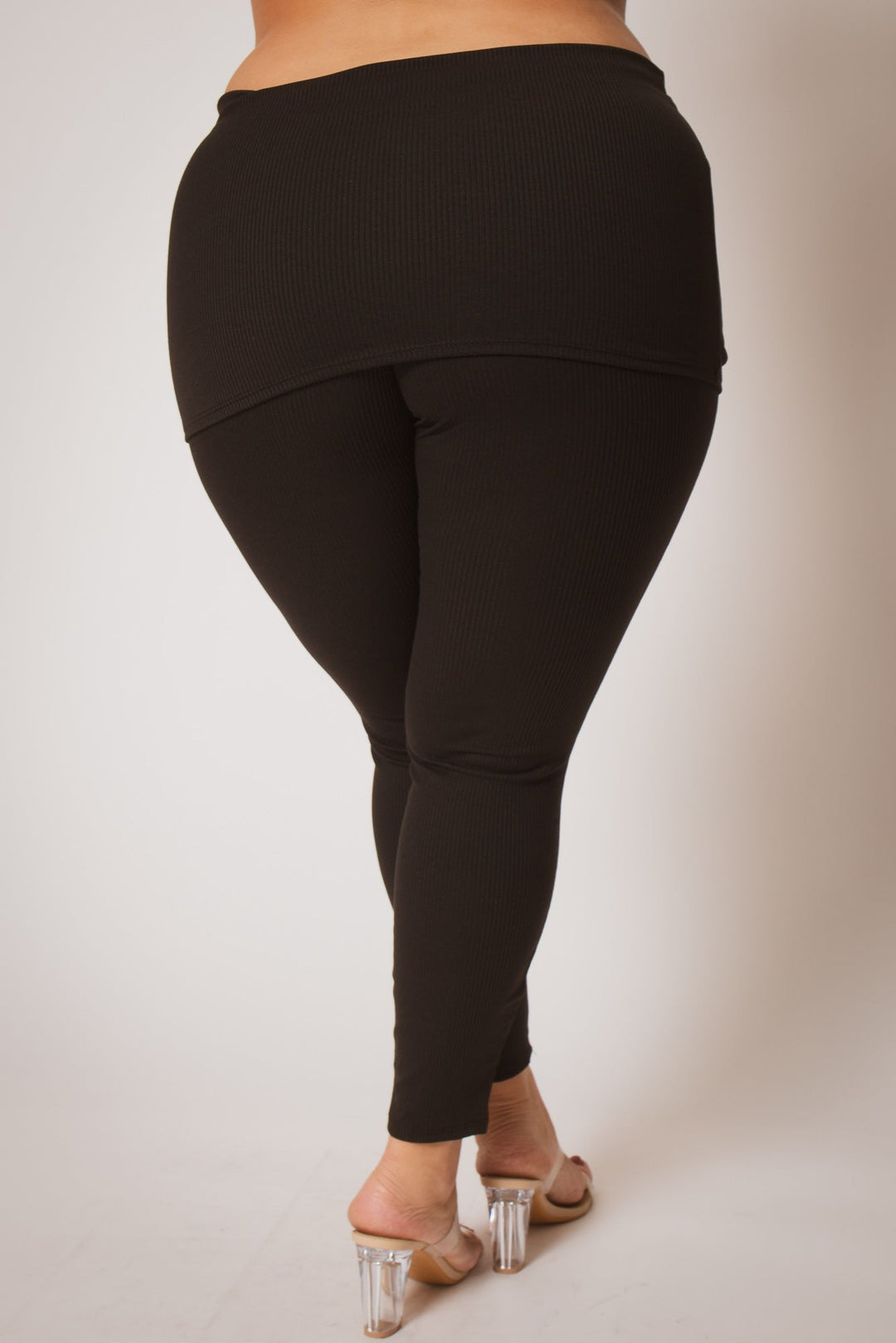 K TOO Matching Sets Plus Size Evening Ease Ensemble - Black