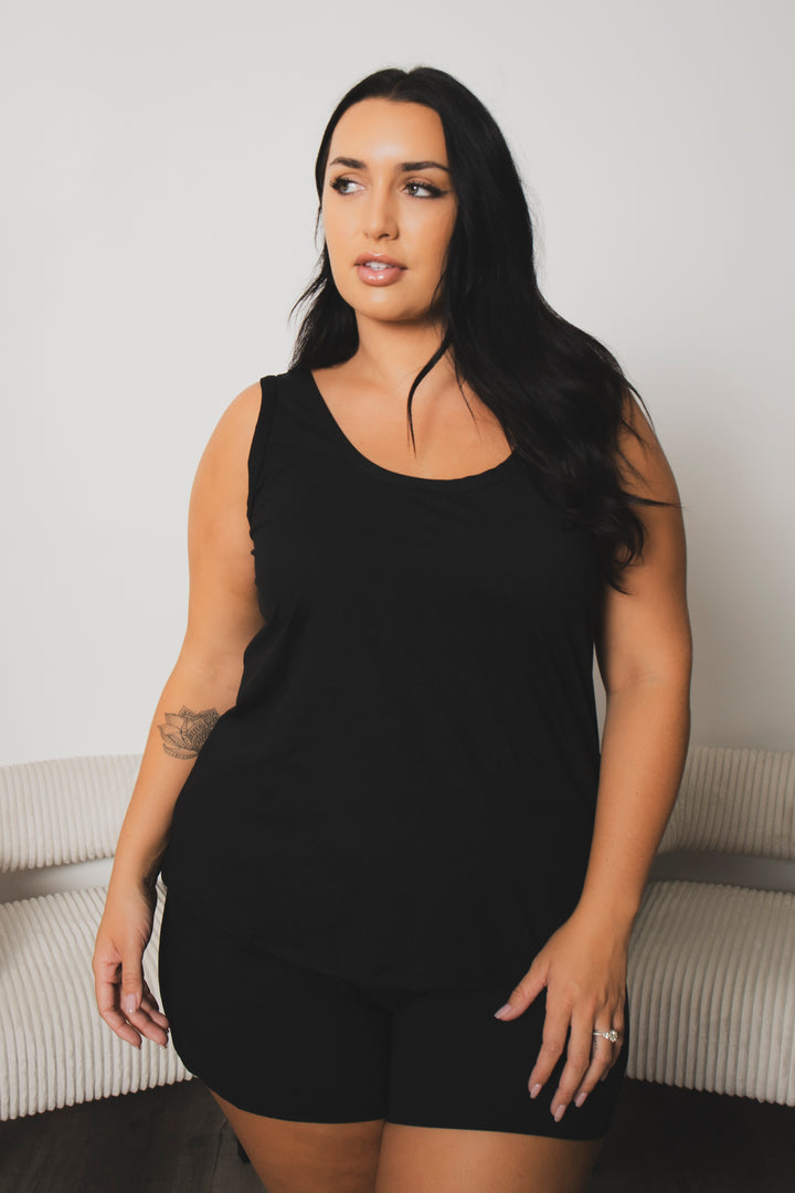 Capella Matching Sets Plus Size Hadley Comfy Set - Black