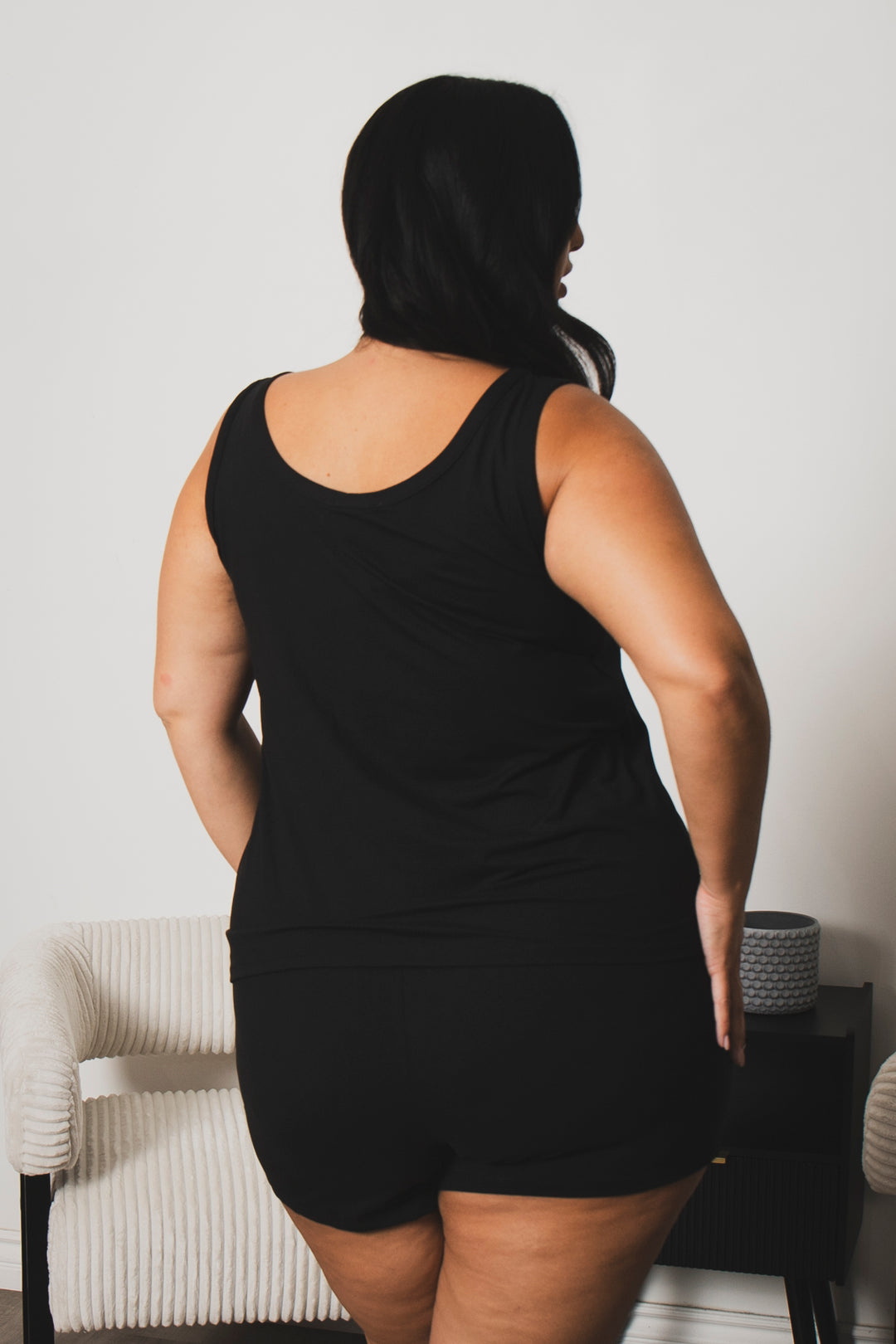 Capella Matching Sets Plus Size Hadley Comfy Set - Black