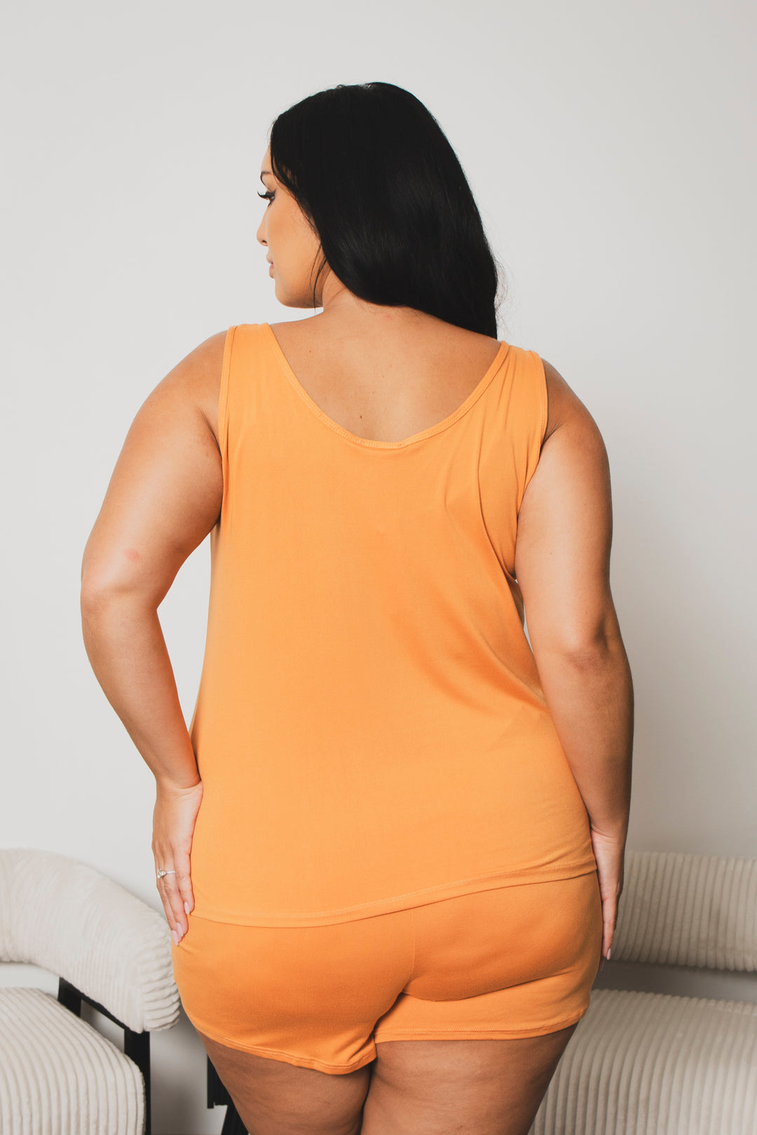 Capella Matching Sets Plus Size Hadley Comfy Set - Orange