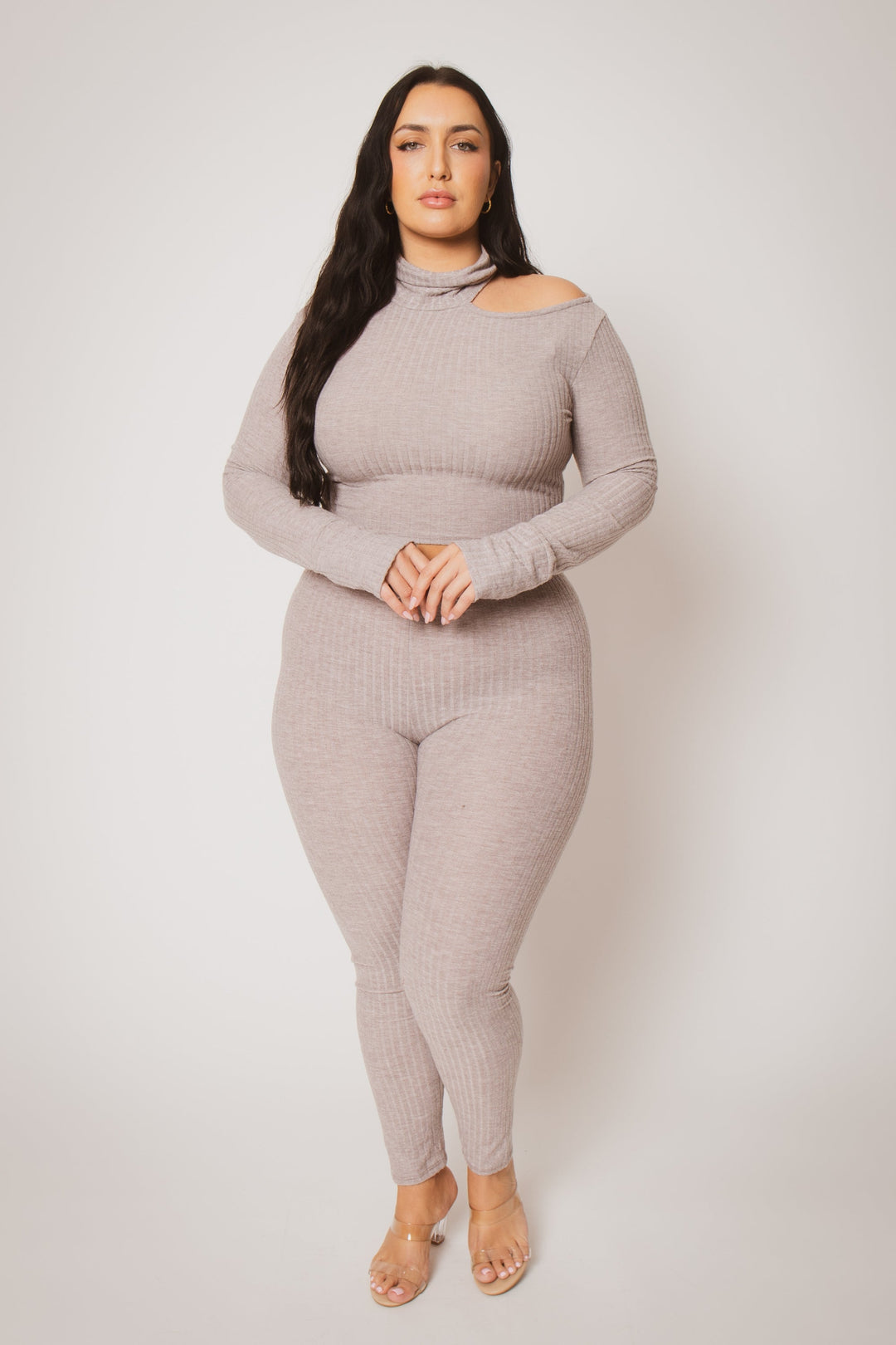 Gibiu Matching Sets Plus Size Kallie 2PC Set - Macha