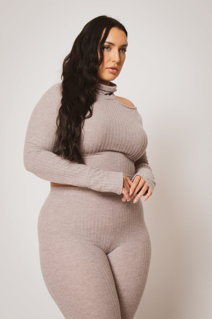 Gibiu Matching Sets Plus Size Kallie 2PC Set - Macha