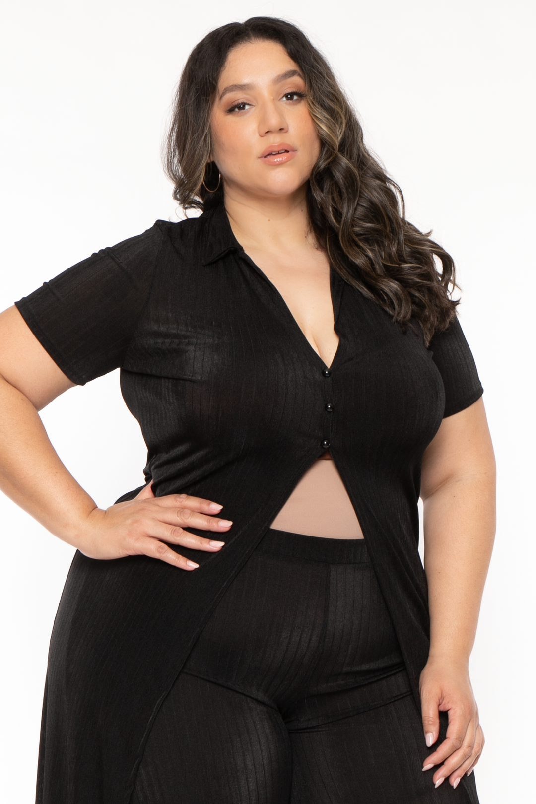 Plus size cardigan sales sets