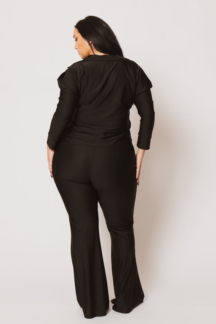 Gibiu Matching Sets Plus Size Noire 2Pc Set - Black