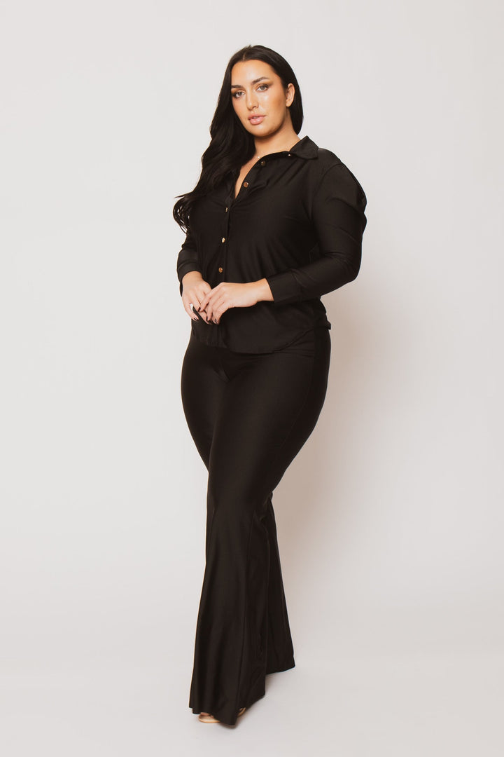Gibiu Matching Sets Plus Size Noire 2Pc Set - Black